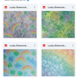 Magical Lucky Shamrock Textures