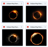 Magical Eclipse Ring Flare Overlays