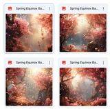 Spring Equinox Background Bundle