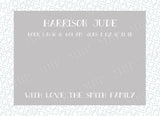 Welcome Baby Boy Announcement Template