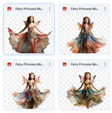 Magical Fairy Princess Model Overlays