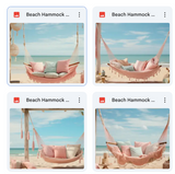 Beach Hammock Background Bundle