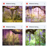 Wisteria Swing Background Bundle