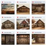 Rustic Barn Background & Overlay Asset Pack