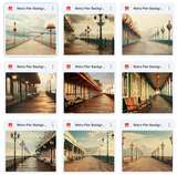 Ultimate Retro PIer Background Bundle