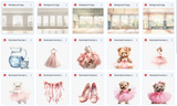 Illustrated Ballet Asset Pack - Meg Bitton Productions