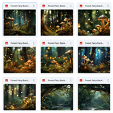 Forest Fairy Background & Overlay Asset Pack