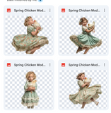 Magical Spring Chicken Model Overlays