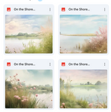 On the Shore Background Bundle