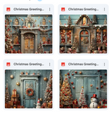 Christmas Greetings Background Bundle