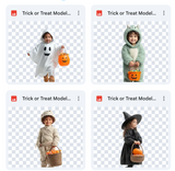 Magical Trick or Treat Model Overlays