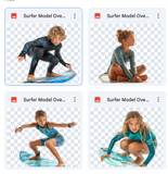 Magical Surfer Model Overlays