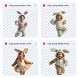 Magical Silly Bunny Model Overlays
