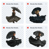 Magical Moody Rain Model Overlays