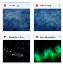 Stargazer Background, Overlay, Texture & Brush Kit