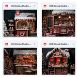 Hot Cocoa Studio Background Bundle