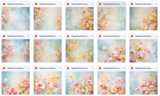 Grand Pastel Floral Portrait Background Bundle - Meg Bitton Productions