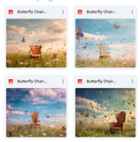 Butterfly Chair Background Bundle