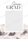 Sophisticated Watercolor Grad Template