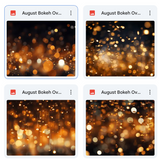 Magical August Bokeh Overlays