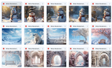 Wonderful Winter Wonderland Asset Pack - Meg Bitton Productions