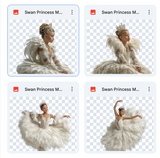 Magical Swan Princess Model Overlays