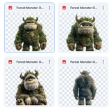 Magical Forest Monster Overlays