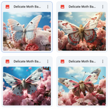 Delicate Moth Background Bundle