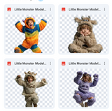 Magical Little Monster Model Overlays