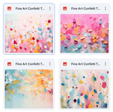 Magical Fine Art Confetti Textures