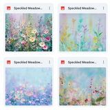 Magical Speckled Meadow Textures