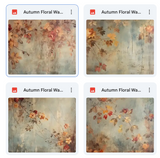 Magical Autumn Floral Wallpaper Textures