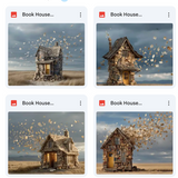 Book House Background Bundle