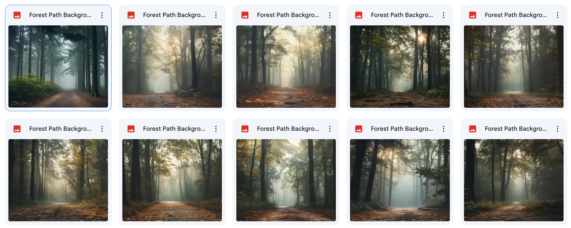 Big Forest Path Background Bundle - Meg Bitton Productions