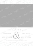 Twin Boys Announcement Template