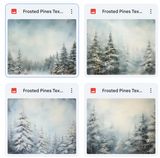 Magical Frosted Pines Textures