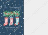 Christmas Stocking Card Template