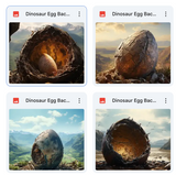 Dinosaur Egg Background Bundle