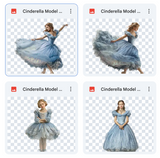 Magical Cinderella Model Overlays