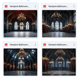Vampire Ballroom Background Bundle