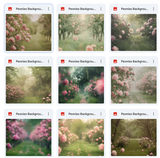 Ultimate Peonies Background Bundle