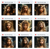 Fine Art Fairy. Background & Portrait Asset Pack