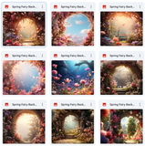 Spring Fairy Background & Overlay Asset Pack