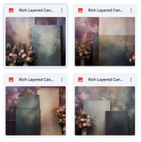 Rich Layered Canvas Background Bundle