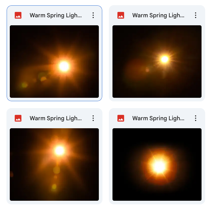 Magical Warm Spring Light Flare Overlays – Meg Bitton Productions