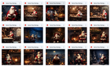 Ultimate Santa Claus Background Bundle - Meg Bitton Productions