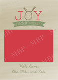 Rustic Joy Card Template