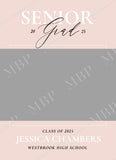 Modern Grad Announcement Template #6