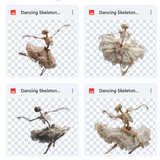Magical Dancing Skeletons Overlays