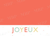 Joyeux Card Template